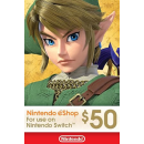 Nintendo eShop Code 50 USD