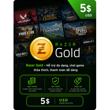 Razer Gold 5 USD