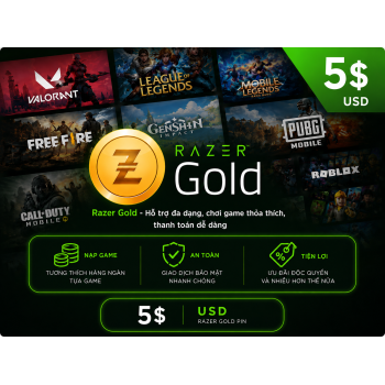 Razer Gold 5 USD